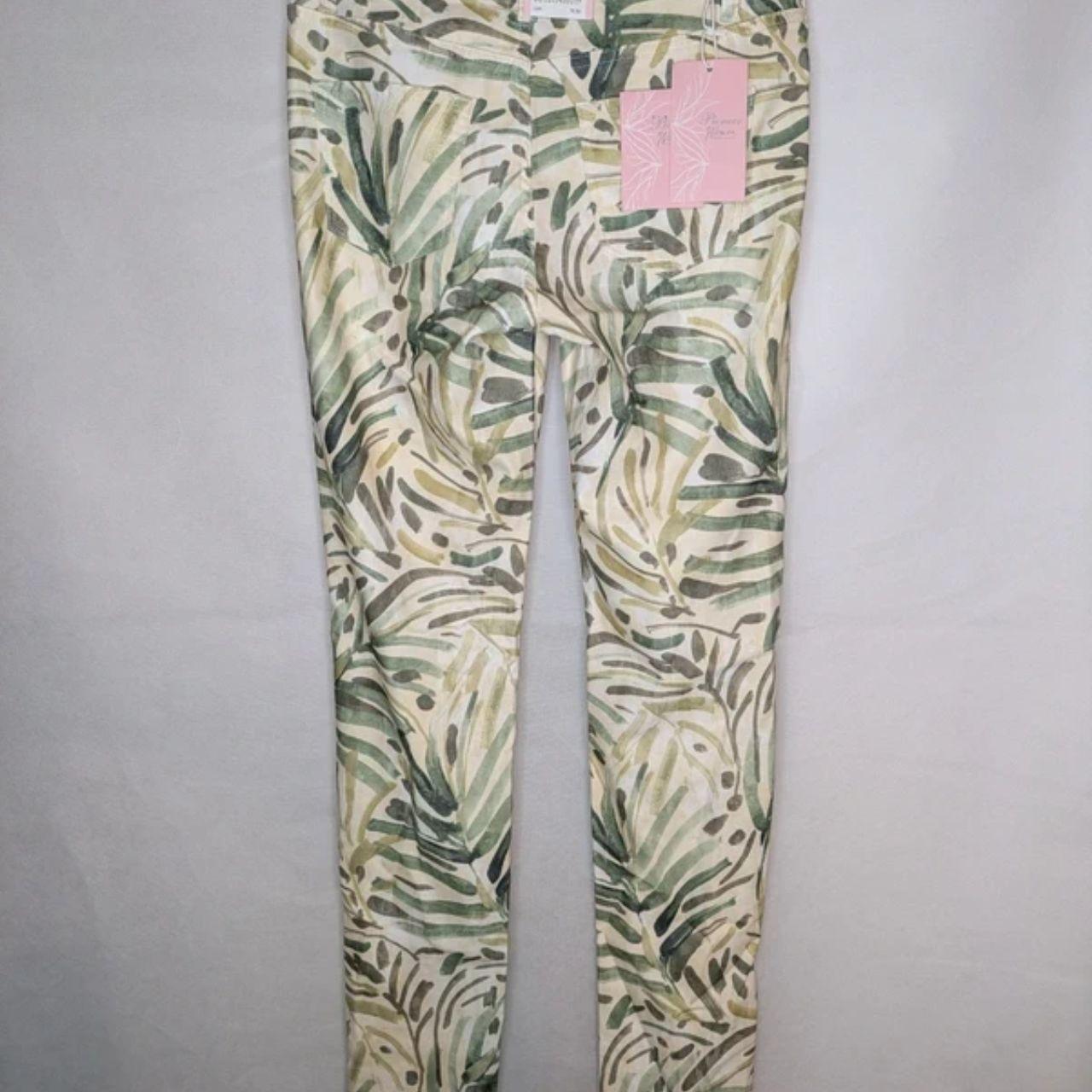 Womens Pioneer Floral Patterned Multicoloured Trousers 36 Waist 32 Inside Leg