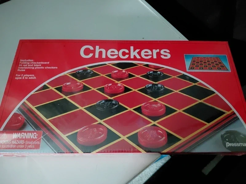 Brand New & Sealed Checkers board game by Pressman