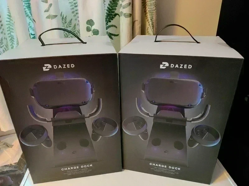 Bundle of 2 Black Dazed Charge Dock for Meta Oculus Quest 1