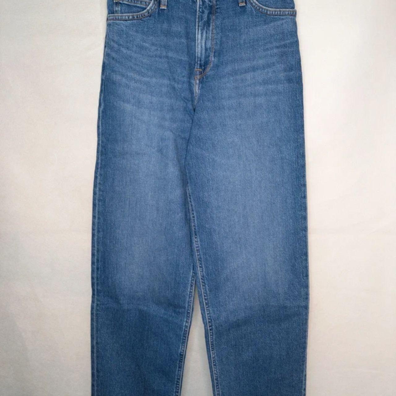 Womens Lee Wide Leg Blue Jeans 24 Waist 31 Inside Leg
