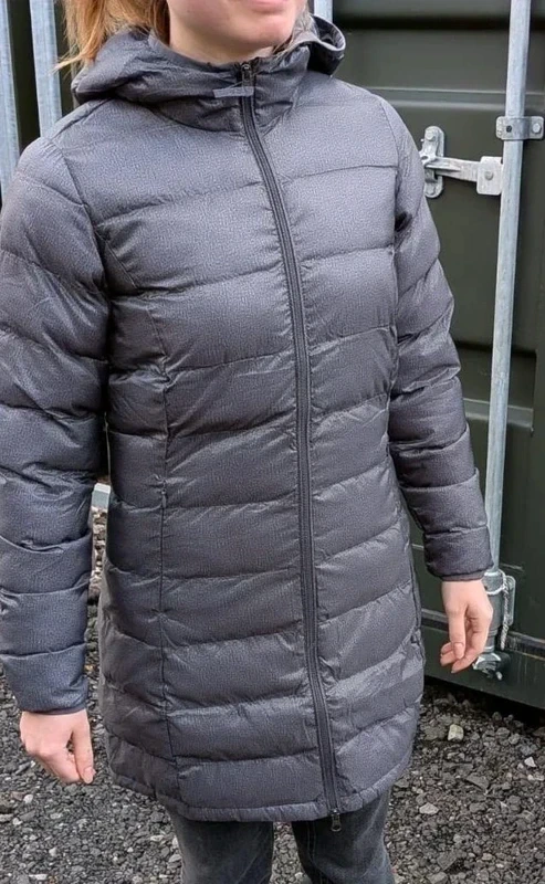 Amazon Essentials Charcoal Thin, Water-Resistant, Lightweight Coat Size XS