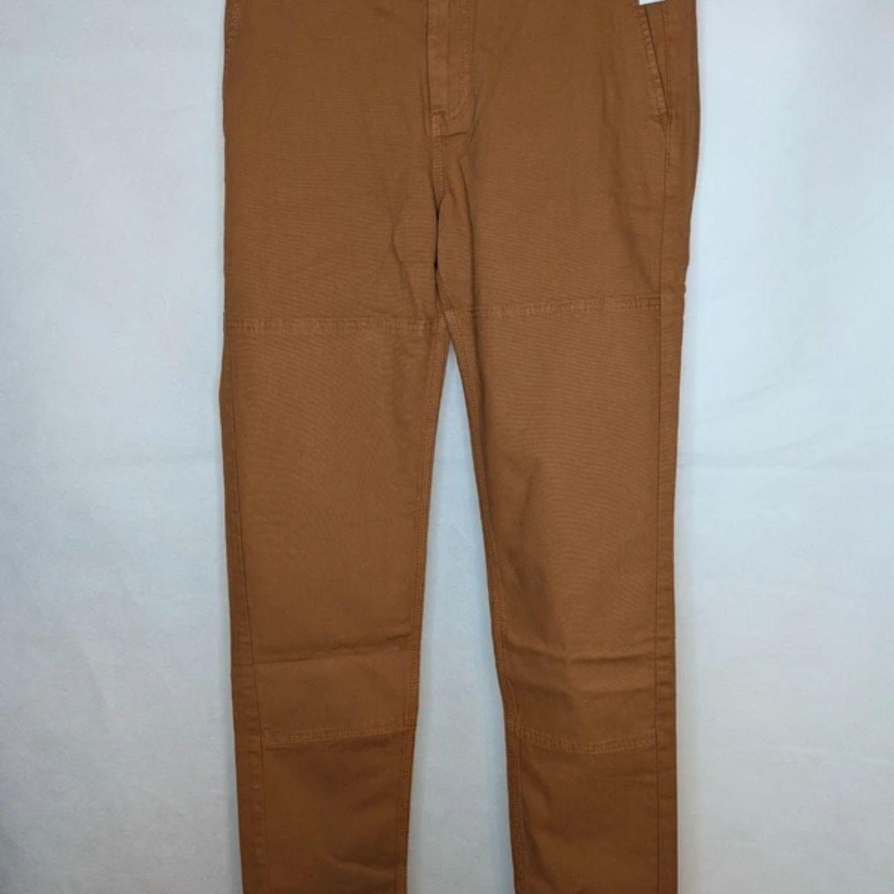 Mens Goodthreads Canvas Utility Work Pants Brown 29W x 34L
