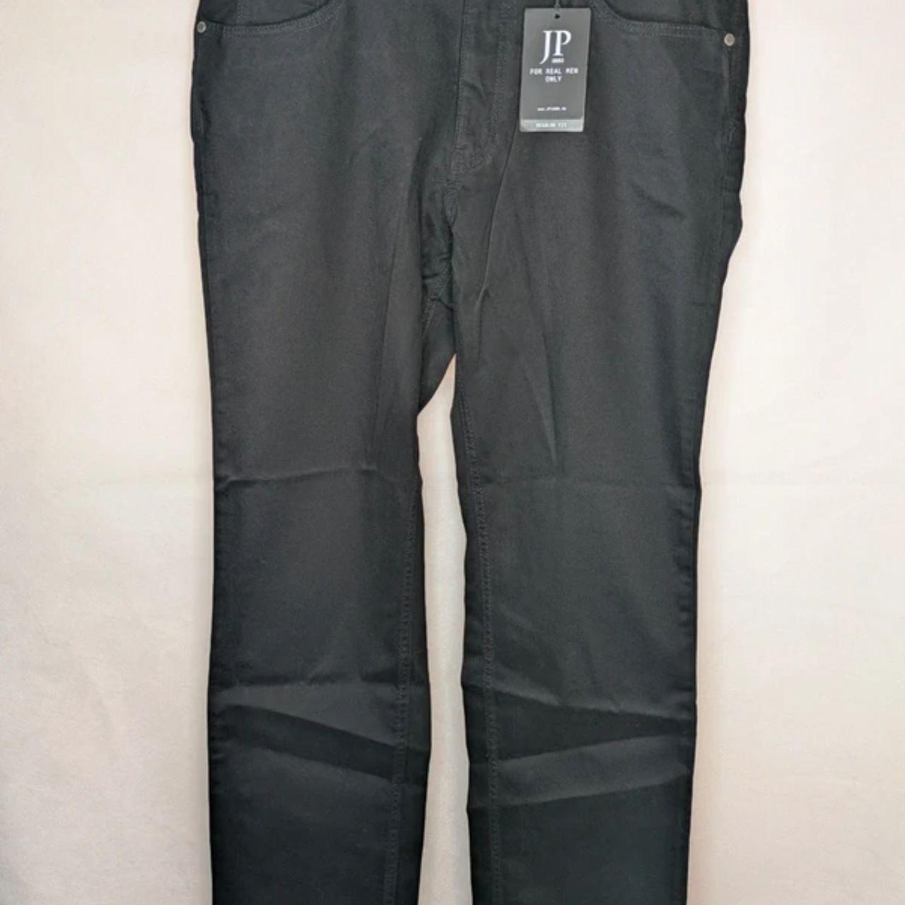 Mens JP 1880 Big & Tall Black Twill Pants Jeans 38W x 34L