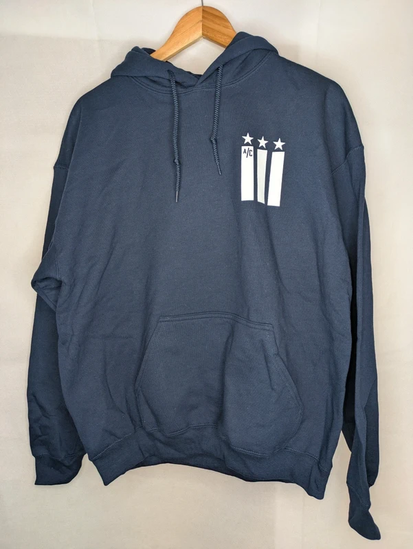 MGM Creed Navy Blue Hoodie Size Large