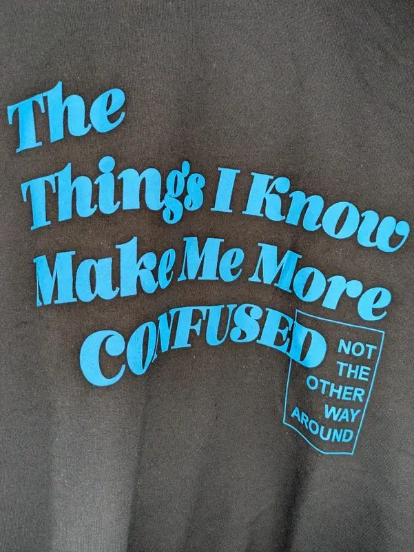 Trendyol Man Black Crew Neck Jumper Printed Quote Size Small