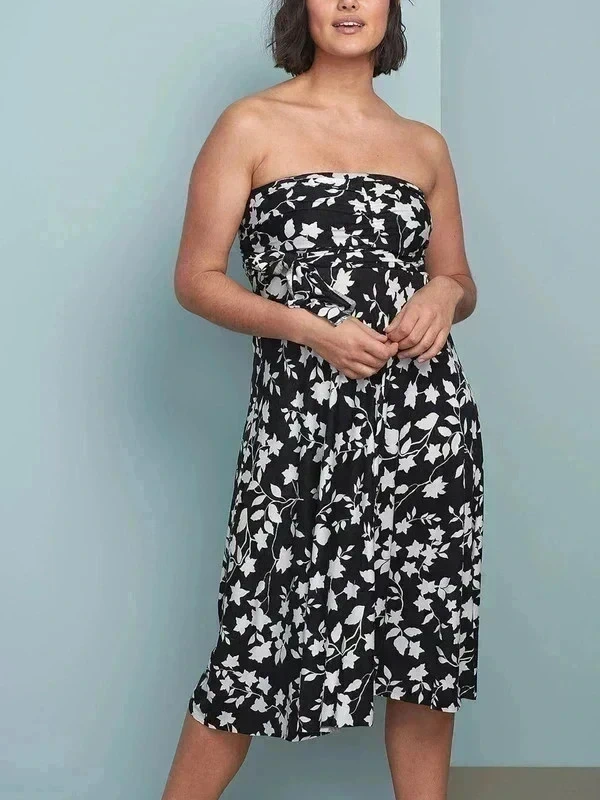Black & White Johanna Multiway Beach Dress/ Skirt Size 12-14
