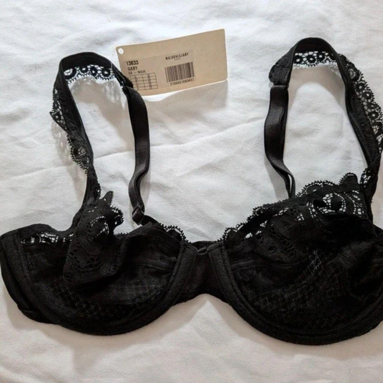 Maison Lejaby Gaby Full Cup Black Bra 32B