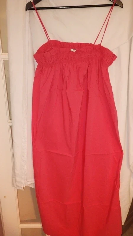 Ellos Beach/Pool Fuchsia Midi Dress Size 16-18