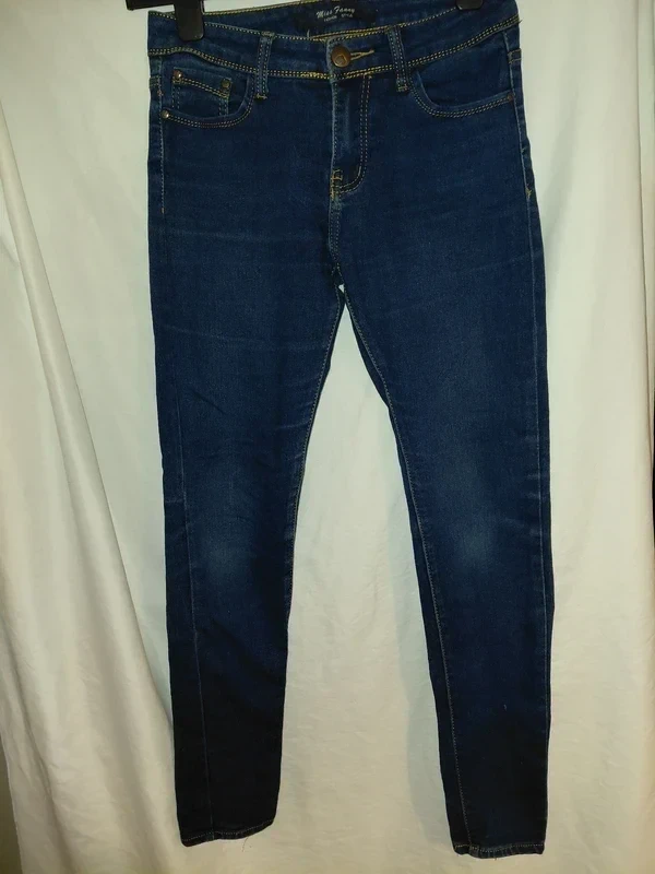 Miss Fanny Womans Blue Skinny Jeans Size 8