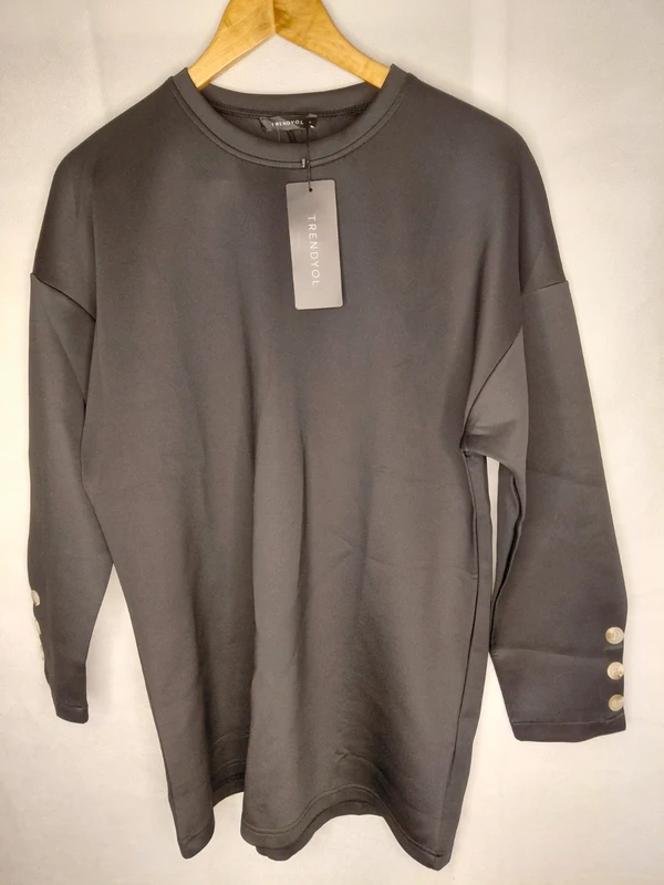 Trendyol Black Long Jumper Size 12