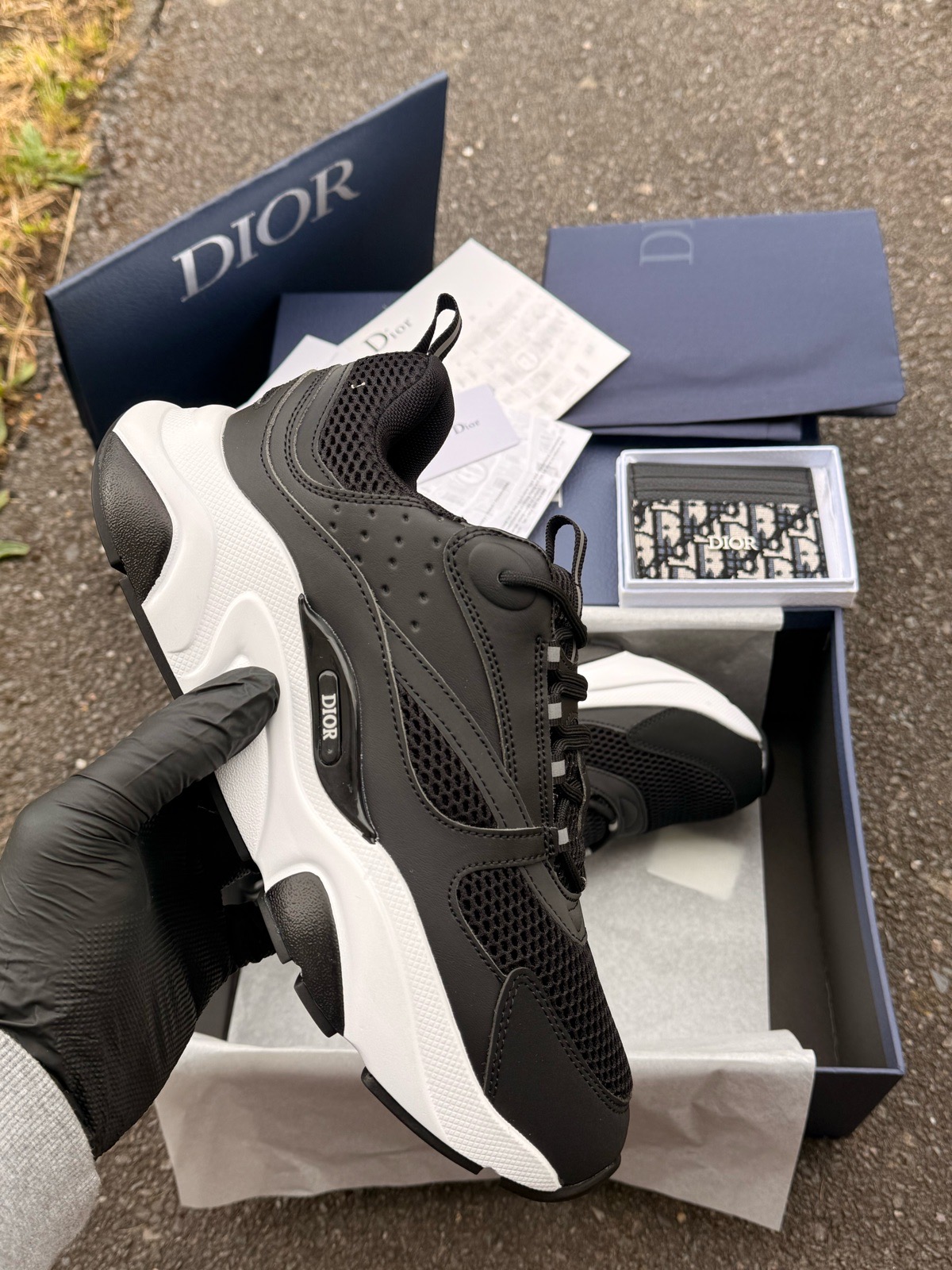 B22 Black & white Sneaker UK 7 Brand new with box