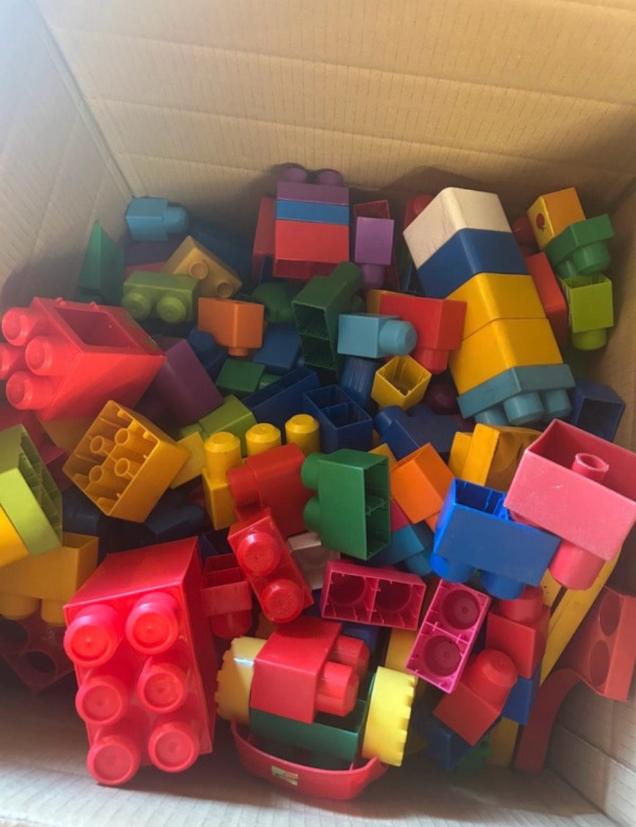 Huge box of building blocks