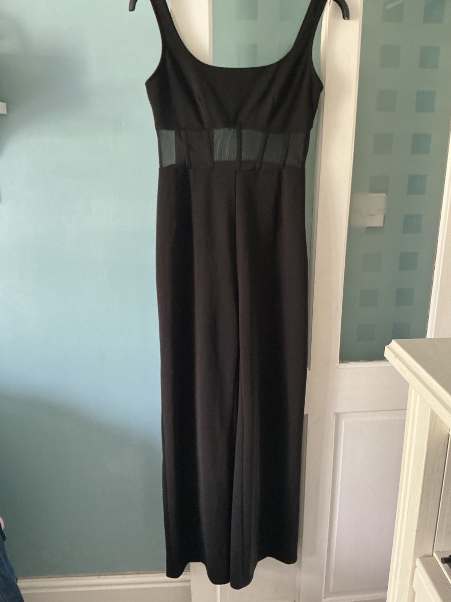 Lipsy London Black Play Suit Size 12