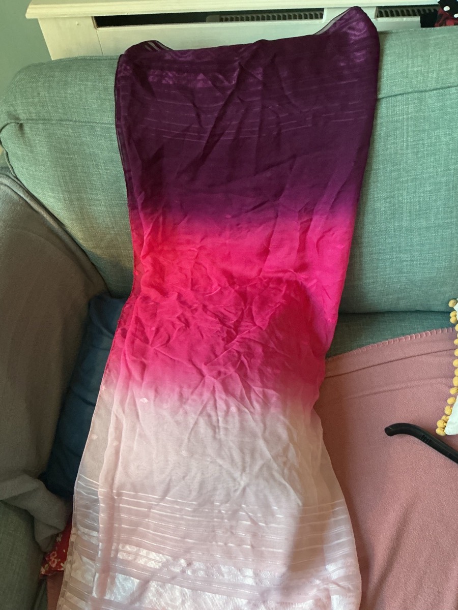 Purple Pink White Beach Cover up Sarongs 62 x 42 inch Square
