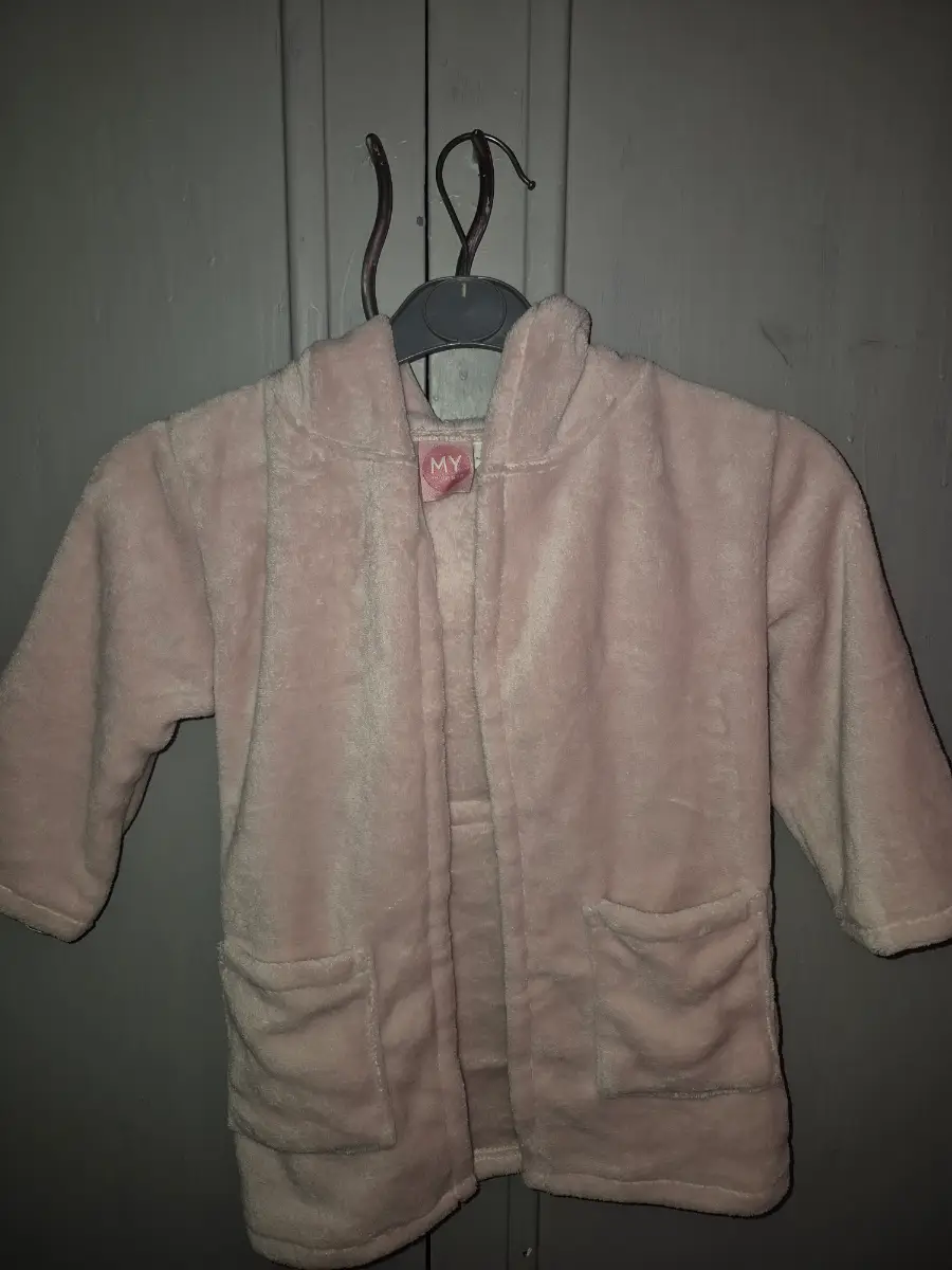 Pink dressing gown