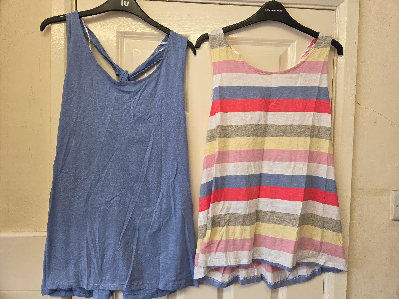 2 F&F Strappy Tank Tops Size 20 Summer Vests