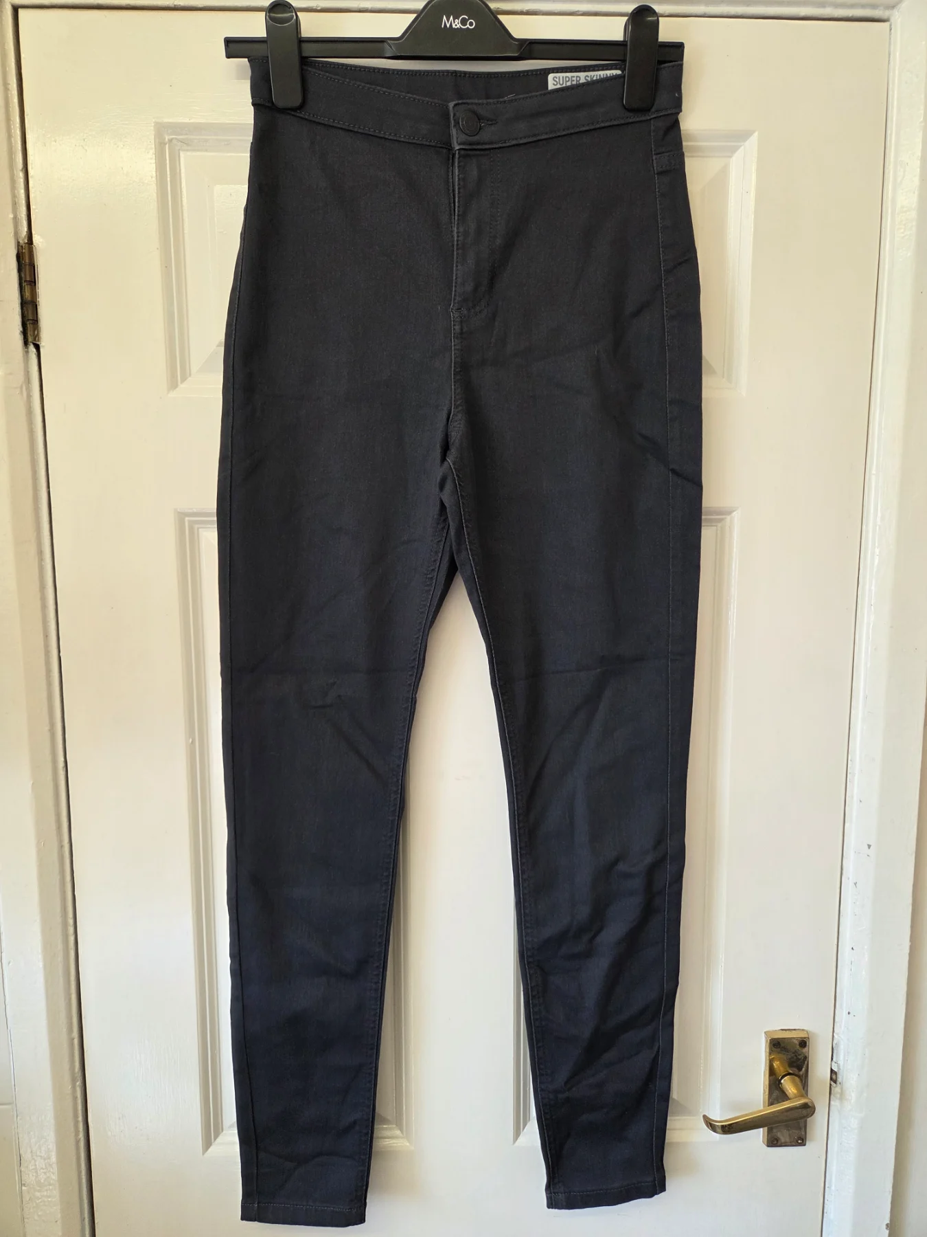 Marks & Spencer Charcoal Grey Super Skinny Jeggings. Size 10