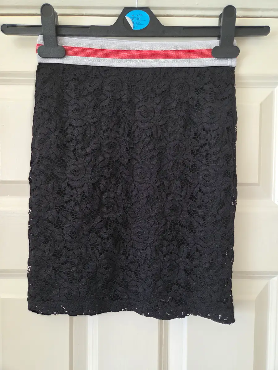 Candy Couture Matalan Black Lace Skirt. Aged 12 Years