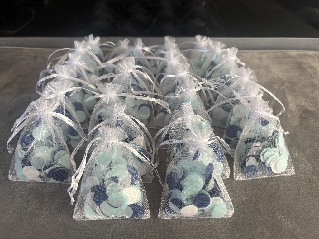 50 bags of confetti