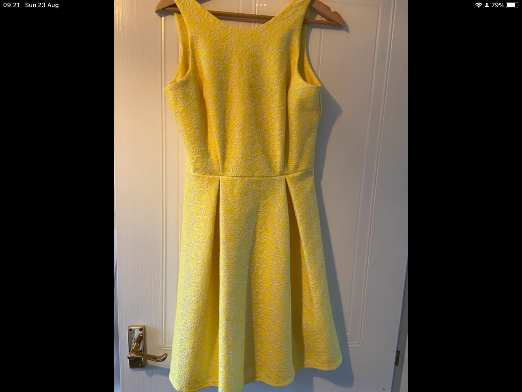 Warehouse yellow dress