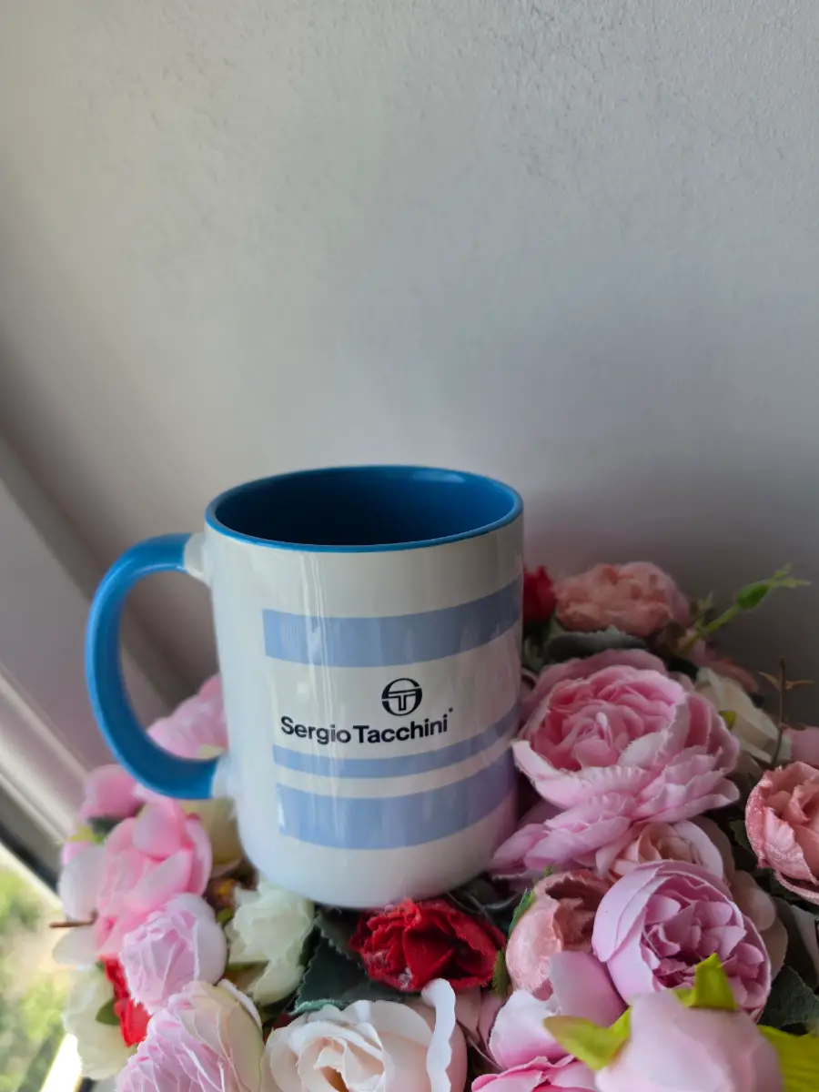 Sergio Tacchini blue mug