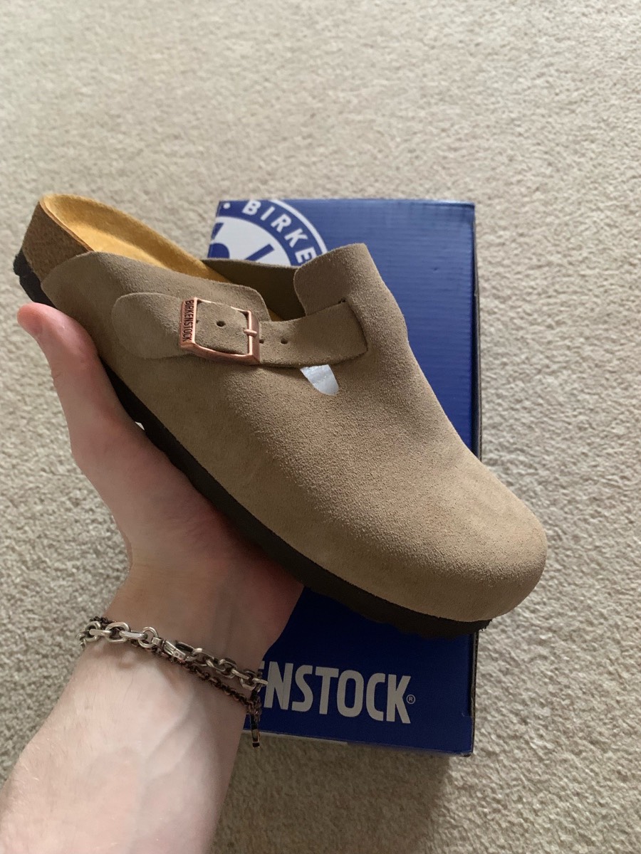 Birkenstock Boston clog taupe eu 39 uk 6