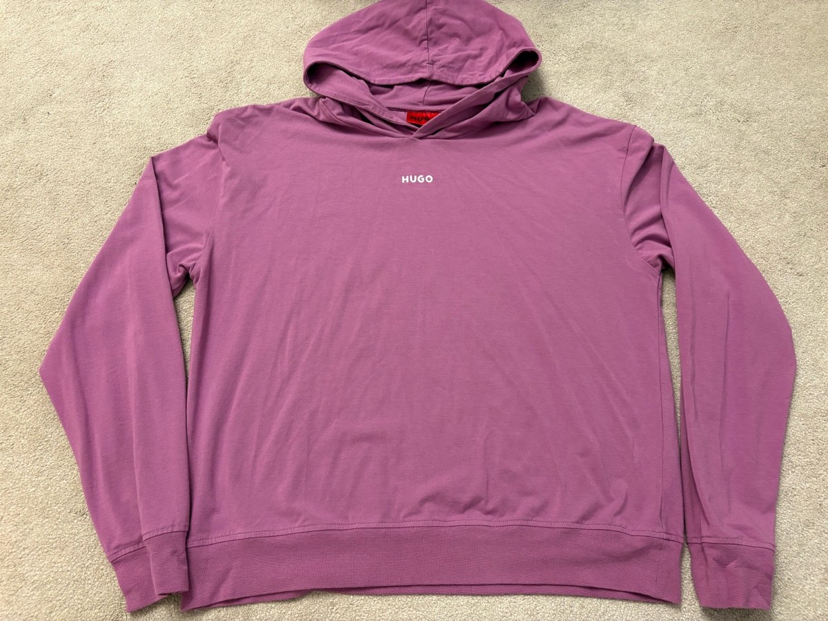 Hugo boss ladies lounge wear hoodie medium Pink Purple