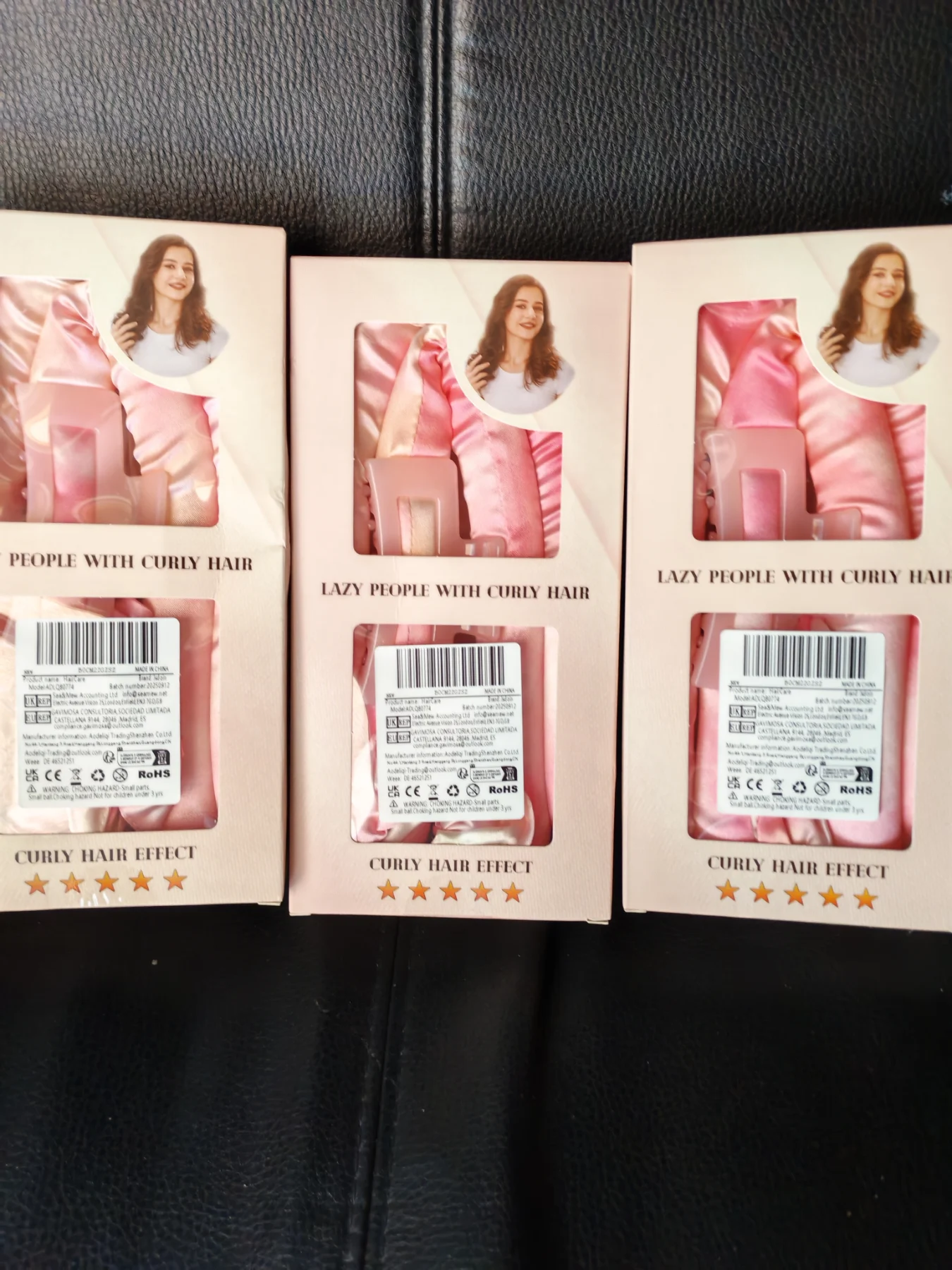 Curling Roller Pink 3 Packs