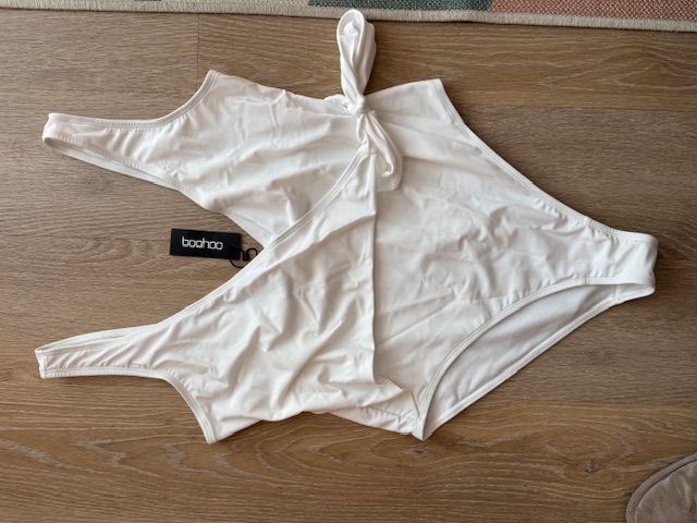 Boohoo Plus Tummy Control Wrap Swimsuit Sz 18