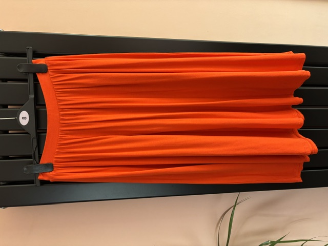ASOS Flared Summer Skirt Size 8 Orange Ex Cond