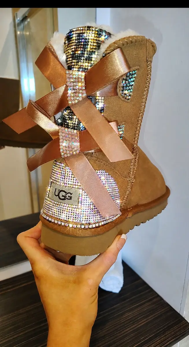 UGG Boots ** CUSTOM BLING ONE OF A KIND ** Women's Uggs New Shoes
