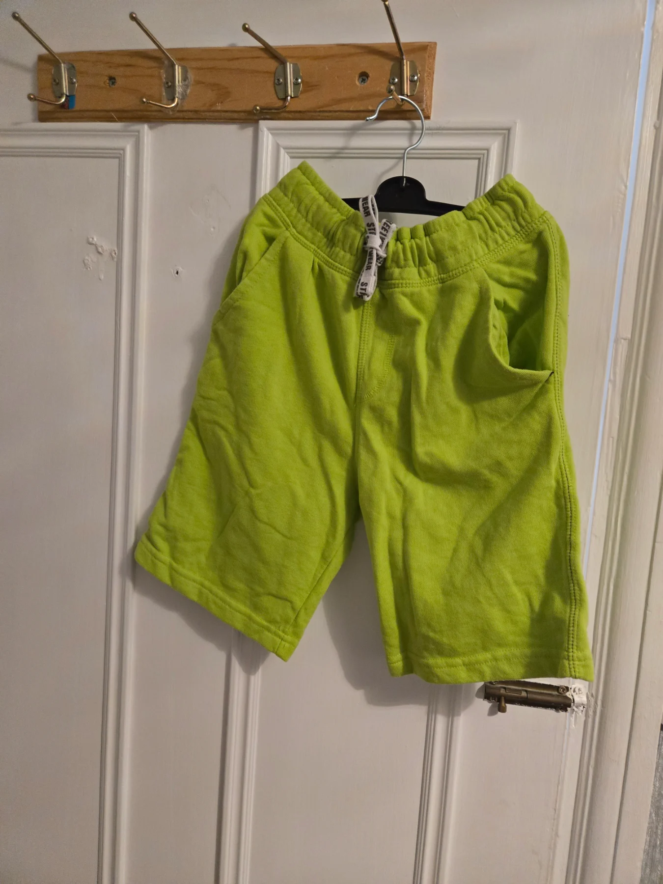 Lime color shorts