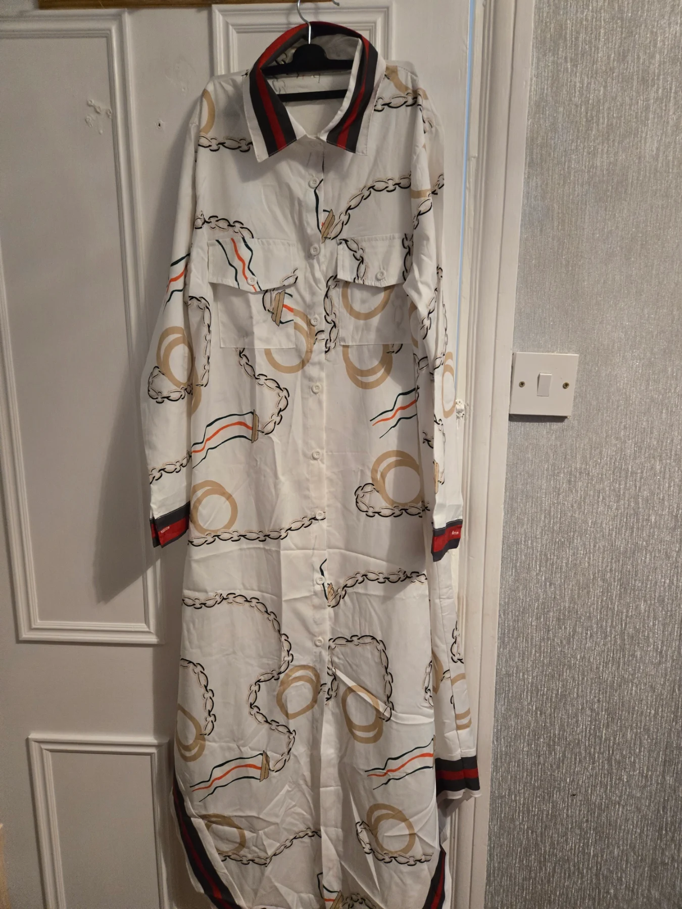 Womens button dress