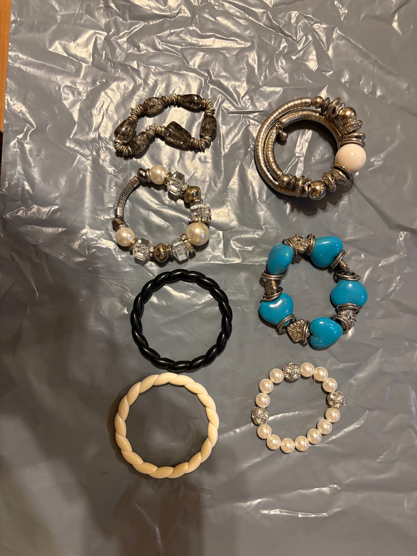 Costume jewellery bracelets