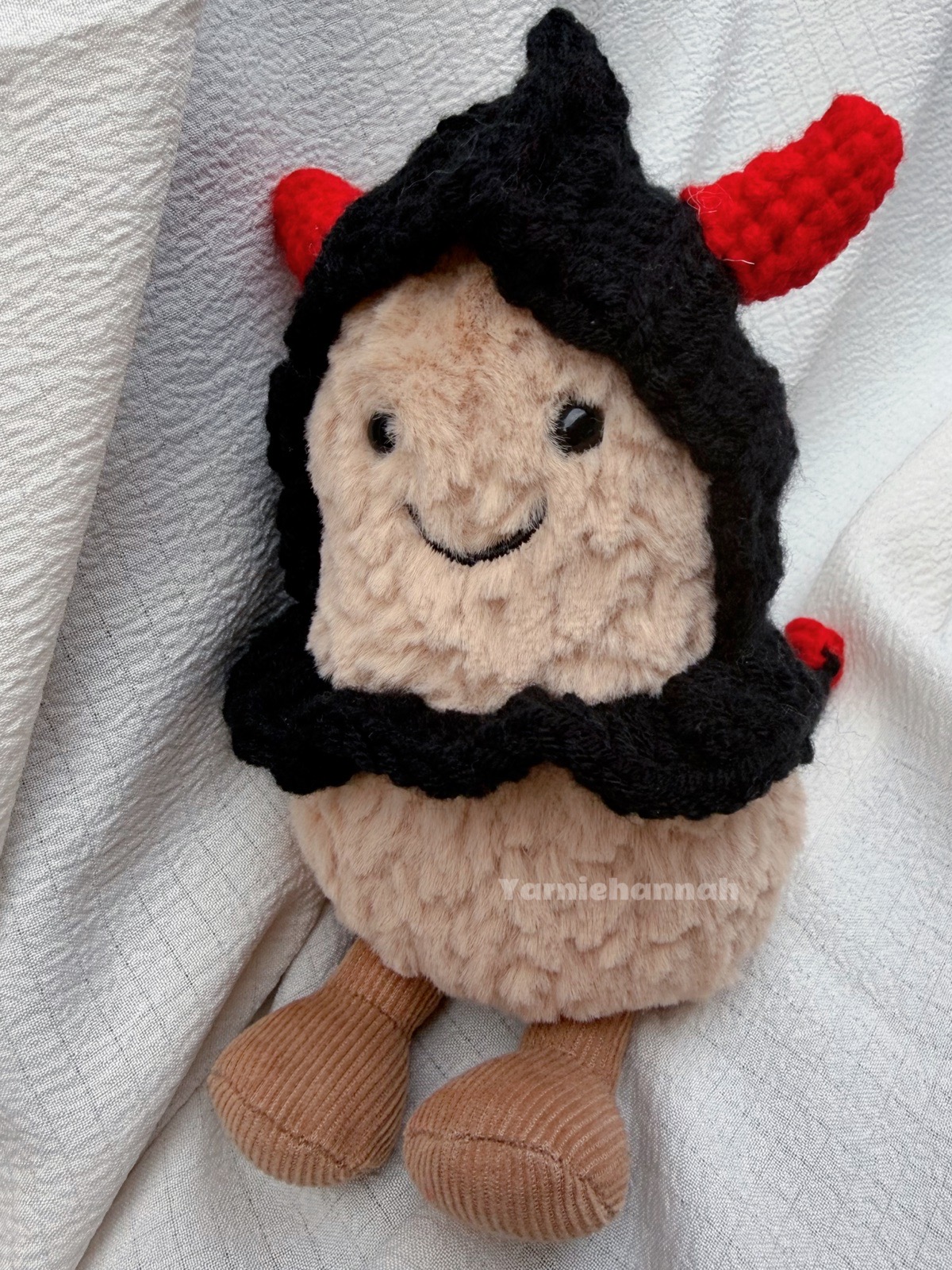 Devil 😈 outfit for jellycat peanut