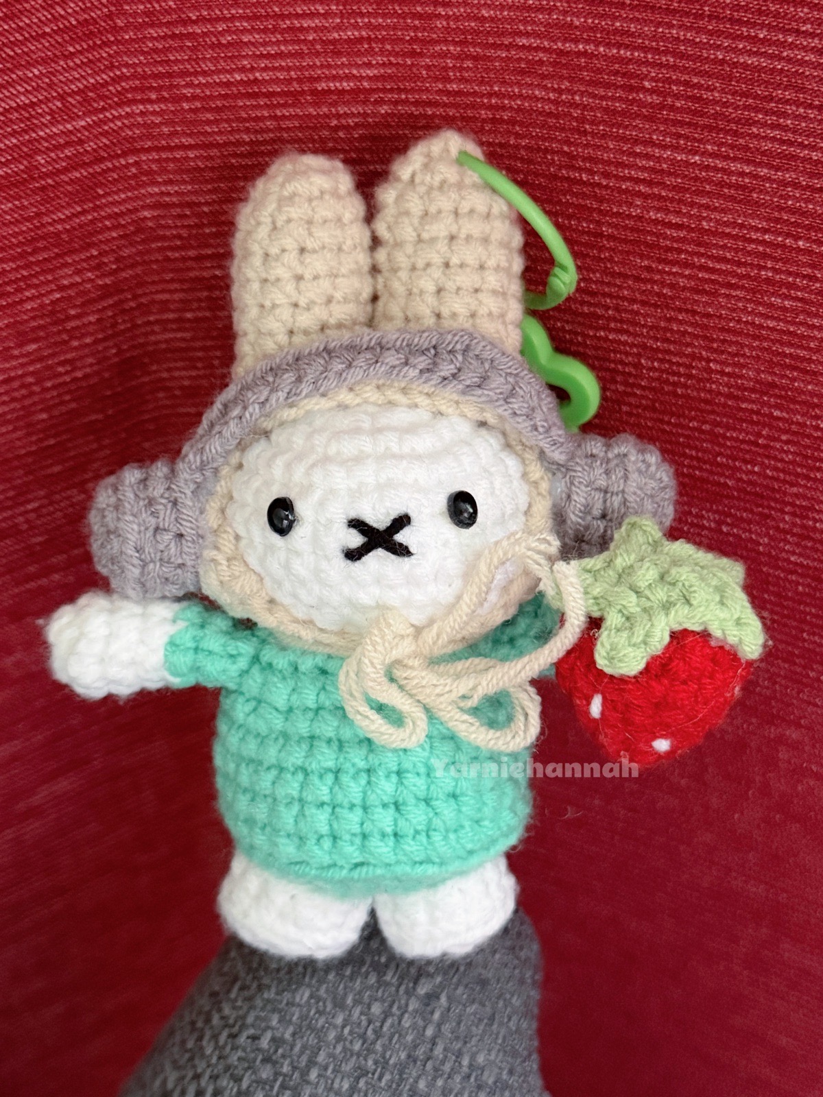 Handmade Miffy keychain / bag charm
