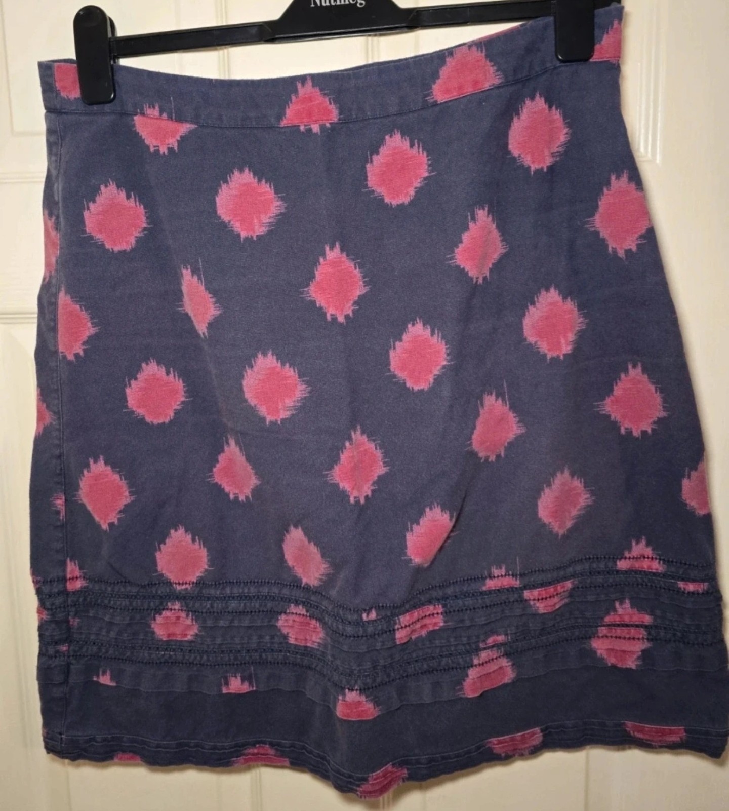 white stuff cotton skirt size 14.
