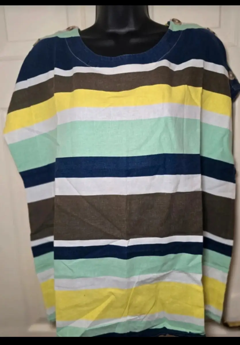 Bonmarche tshirt. Size 16. Multicoloured stripes