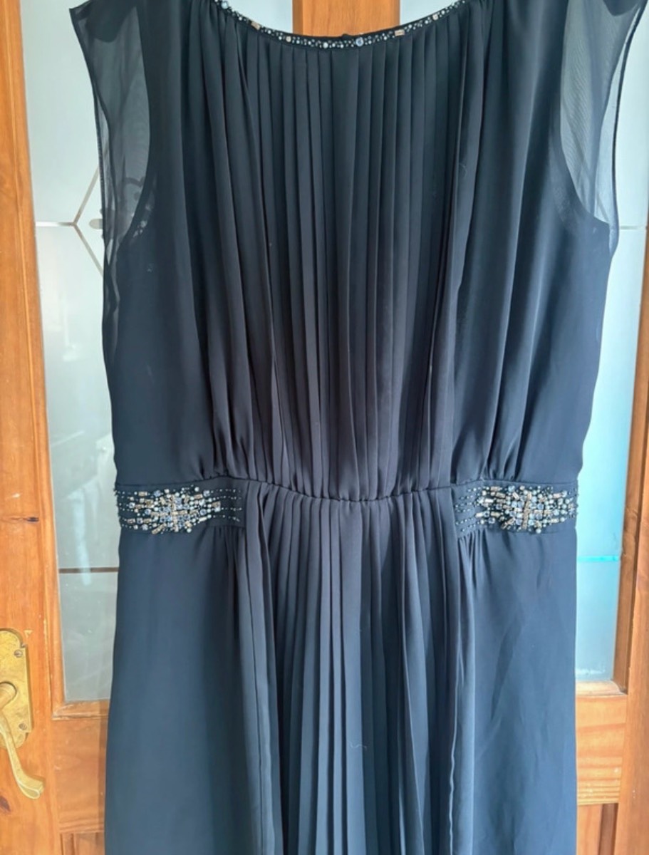 Monsoon occasion dress size 18 Navy blue