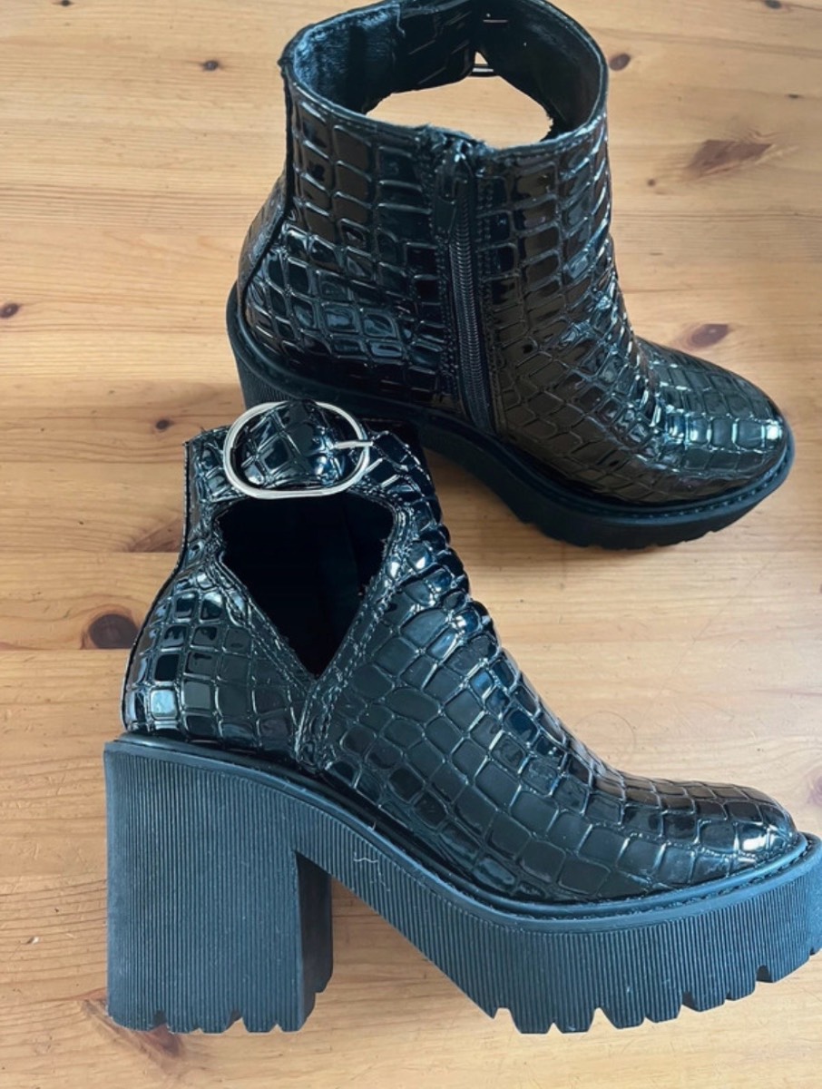 Topshop chunky ankle boots size 5