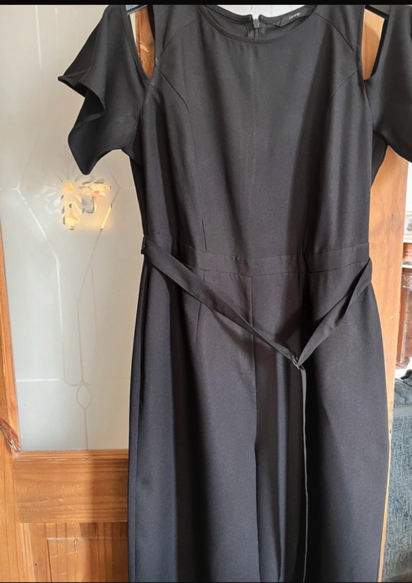 New look wide leg jump suit size 14