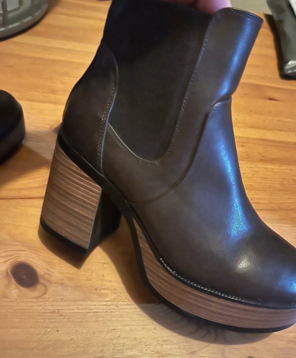New look brown ankle boots NWOT size 5
