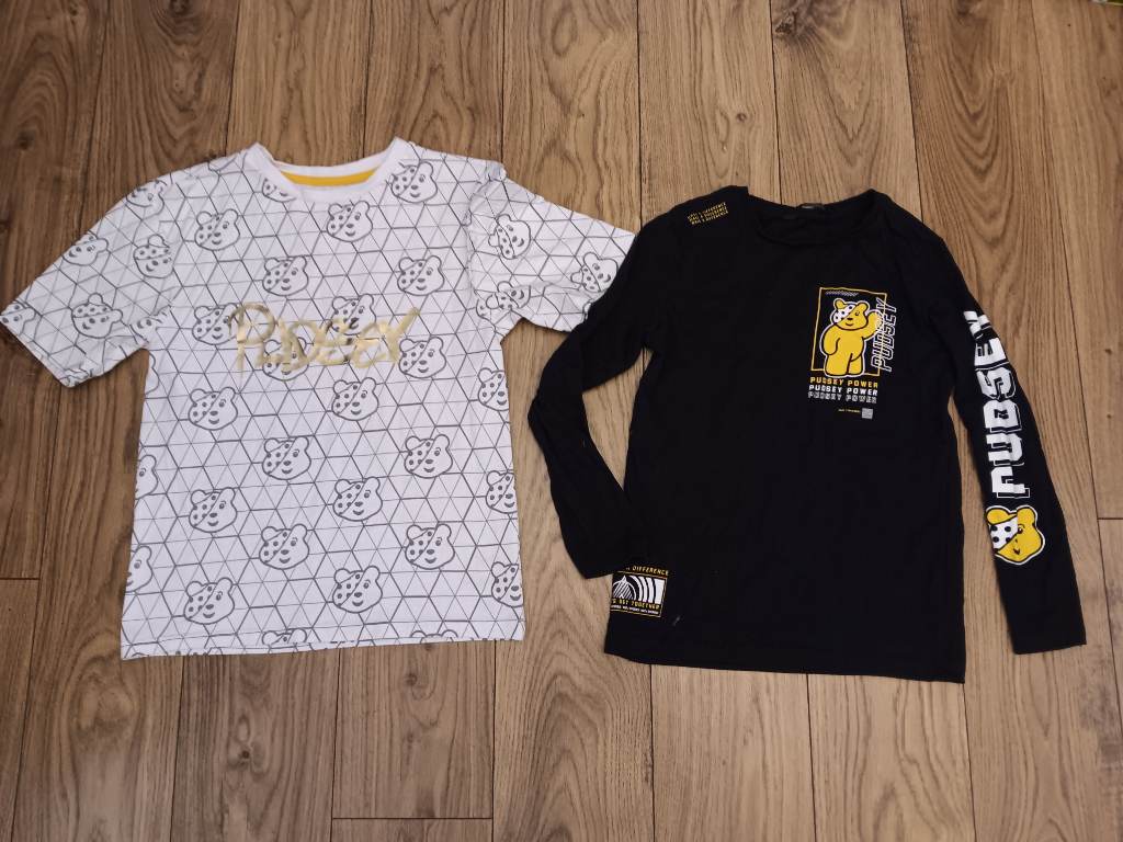 Boys children in need tops 8-9 years