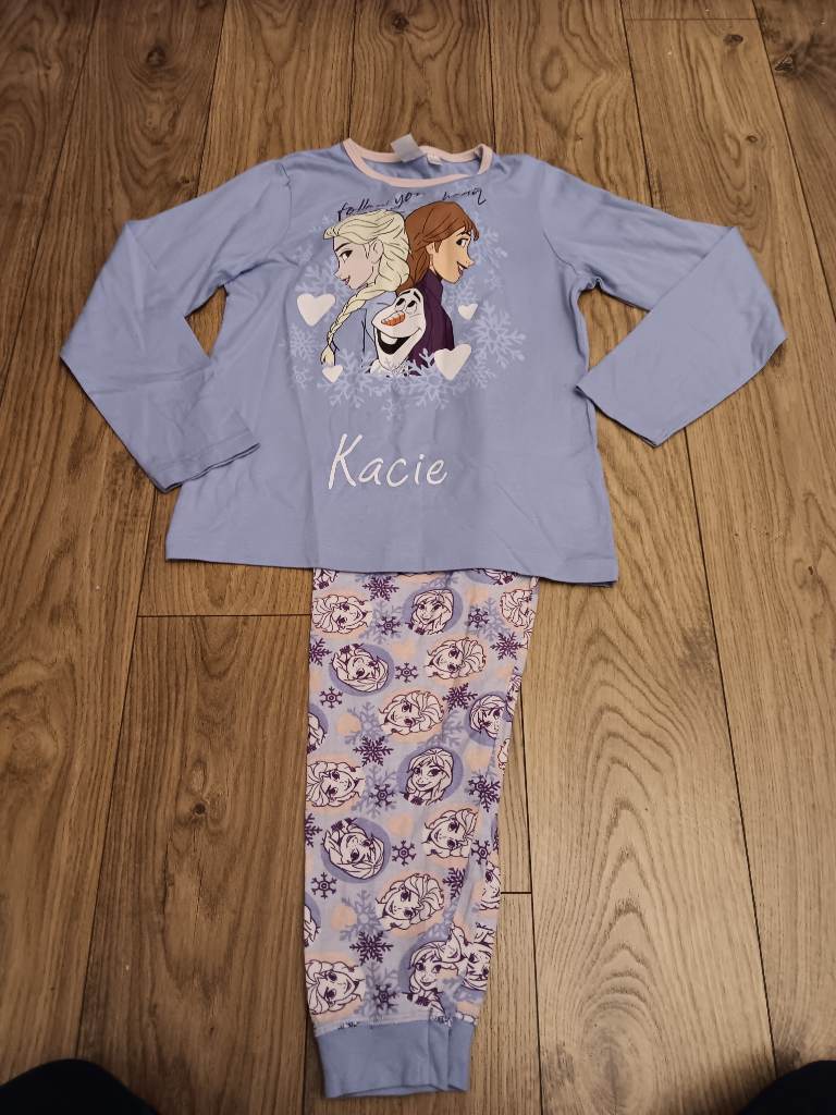 Girls pyjamas new 8-9 years Kacie personalised