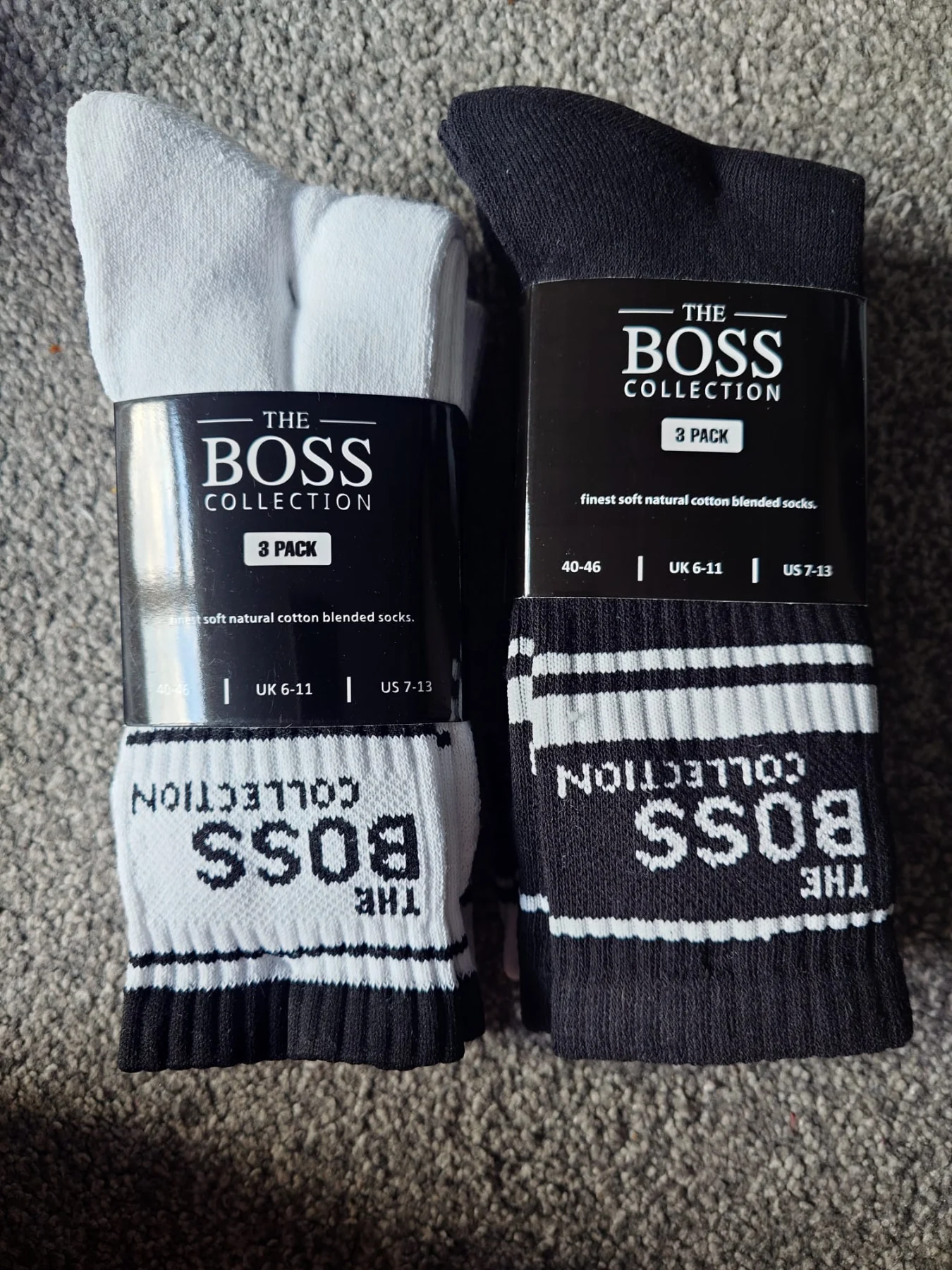 2 x packs The Boss Collection Socks