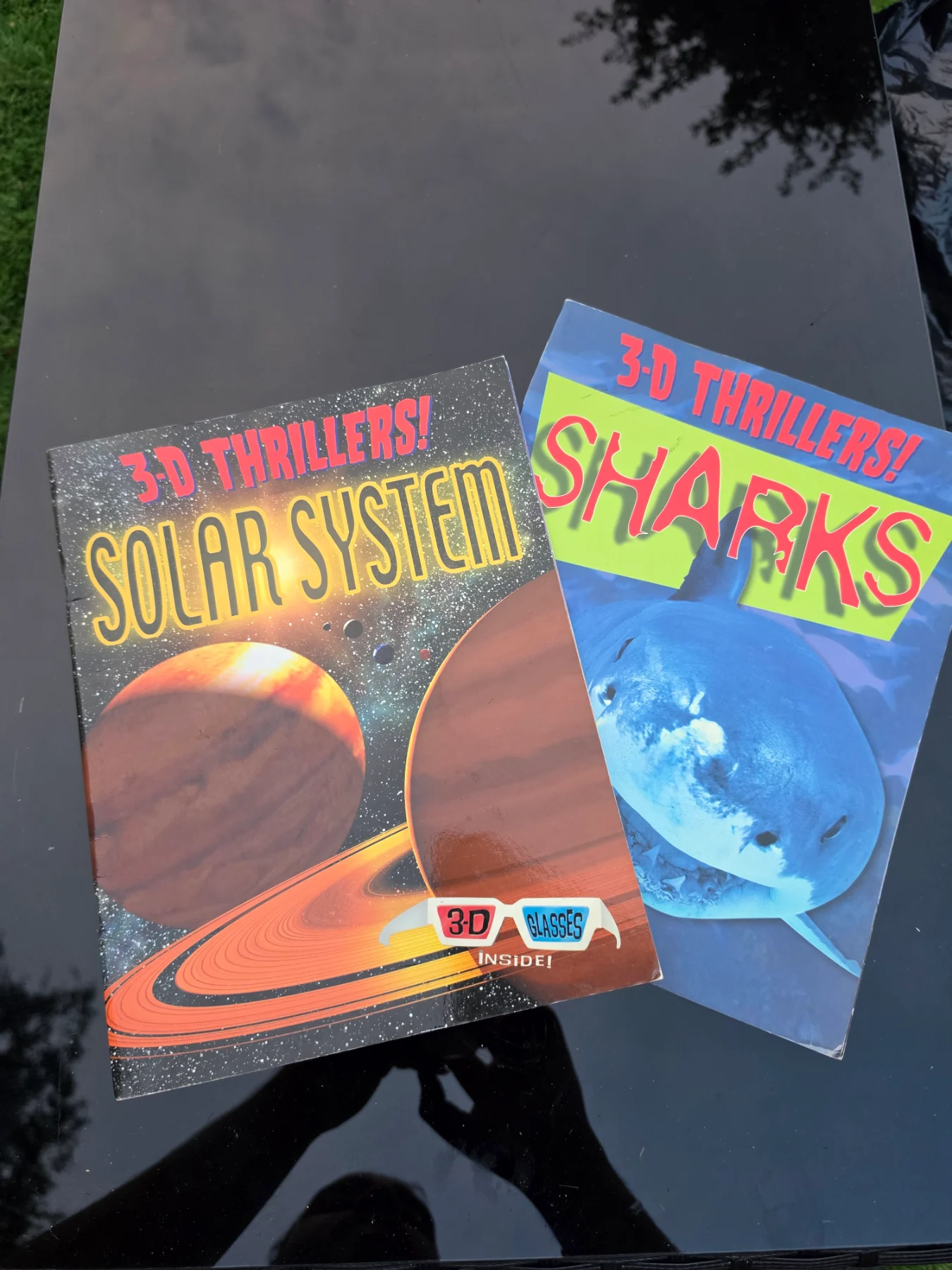 3-D Thrillers Solar System & Sharks Children’s Books Bundle