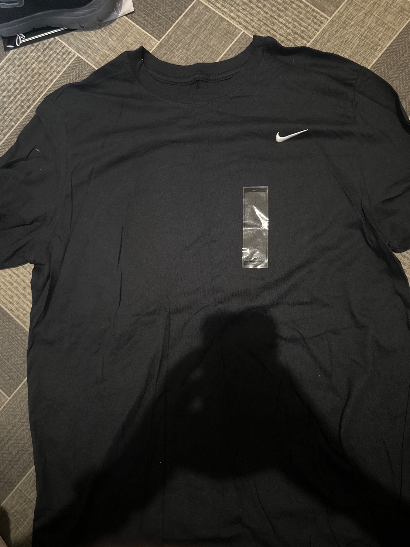 Nike black t shirt brand new size L