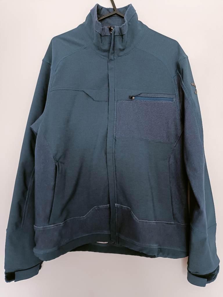Jeep Xtreme Performance Men’s Full Zip Jacket Softshell Petrol Blue Size Small