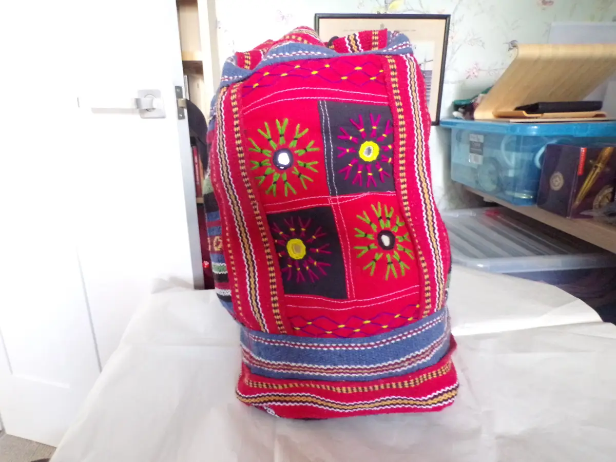 Handmade Drawstring Duffle Bag