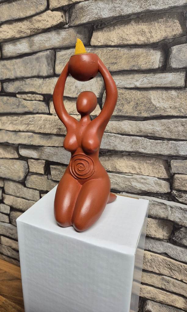 Lady Backflow Incense Burner Ornament